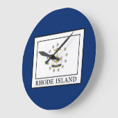 Rhode Island Große Wanduhr (Winkel)