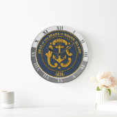 Rhode Island Große Wanduhr (Zuhause)