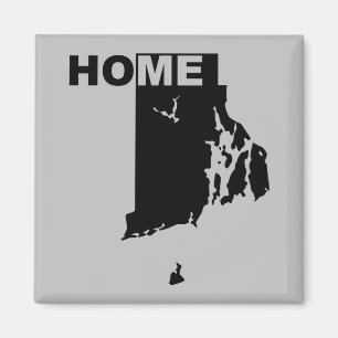 Rhode Island Heimweg von State Kühlschrankmagnet