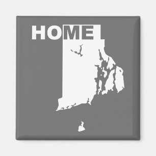 Rhode Island Heimweg von State Kühlschrankmagnet