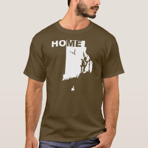 Rhode Island Heimweh-Ferne-Staat T-Shirt Tees