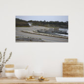 Rhode Island Highway am Ozean Poster (Küche)
