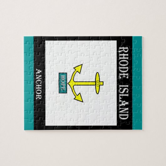 Rhode Island Hope Anchor Puzzle (Horizontal)