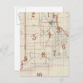 Rhode Island Index-Karte Postkarte (Vorne/Hinten)