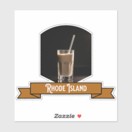 Rhode Island Kaffeemaschine Aufkleber