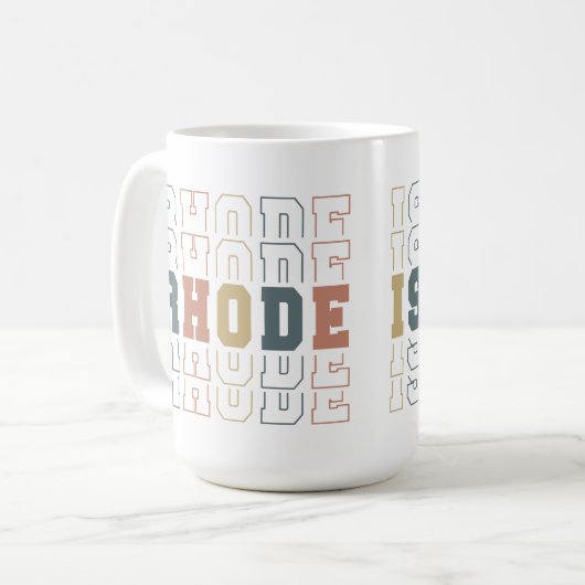 Rhode Island Kaffeetasse (Vorderseite Links)
