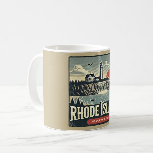 Rhode Island Kaffeetasse (Vorderseite Links)