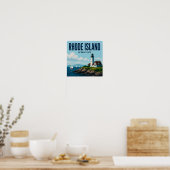 Rhode Island Kapitol Hafen Ocean State Poster (Küche)