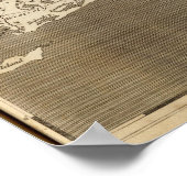 Rhode Island Karte von Arrowsmith Poster (Ecke)