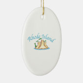 Rhode Island Keramik Ornament (Rechts)