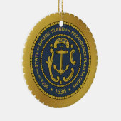 Rhode Island* Keramik Weihnachtsschmuck (Rechts)
