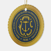 Rhode Island* Keramik Weihnachtsschmuck (Links)