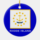 Rhode Island* Keramik Weihnachtsschmuck (Hinten)