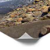 Rhode Island Klippen-Wasserlandschaft Poster (Ecke)