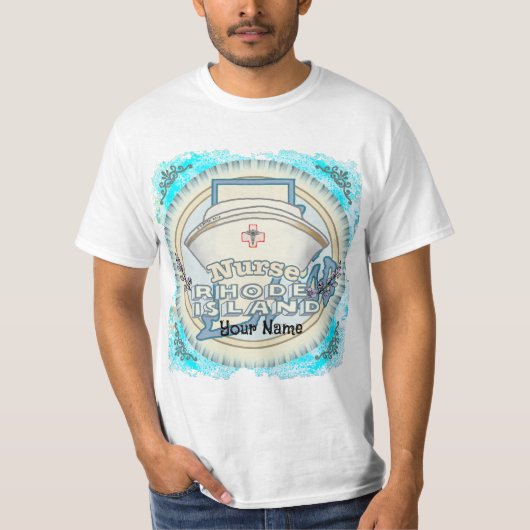 Rhode Island Krankenschwester T-Shirt (Vorderseite)