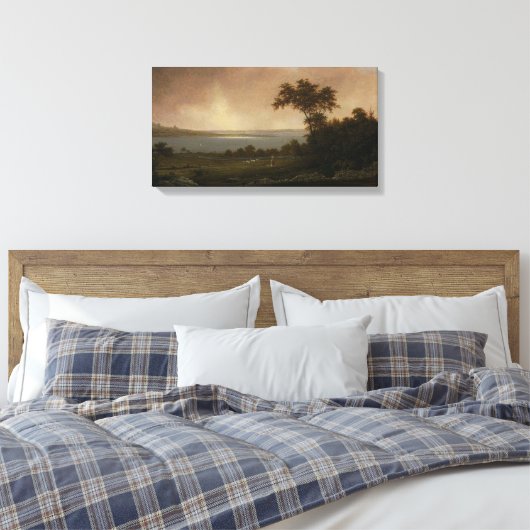 Rhode Island Landschaft von Martin Johnson Heade Leinwanddruck (Insitu (Schlafzimmer))