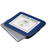 Rhode Island Laptopschutzhülle (Vorne Knopf)