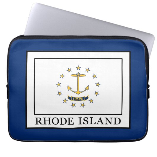Rhode Island Laptopschutzhülle (Vorderseite)