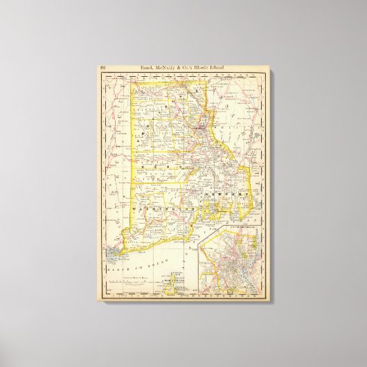 Rhode Island Leinwanddruck (Vorderseite)