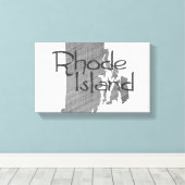 Rhode Island Leinwanddruck (Insitu (Holzboden))