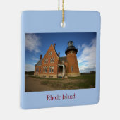 Rhode Island Leuchtturm-Ornament Keramikornament (Rechts)