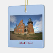 Rhode Island Leuchtturm-Ornament Keramikornament (Links)