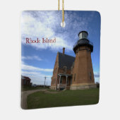 Rhode Island Leuchtturm-Ornament Keramikornament (Rechts)