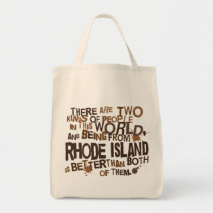 Rhode Island (lustiges) Geschenk Tragetasche