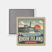 Rhode Island Magnet (Vorderseite/Rückseite)