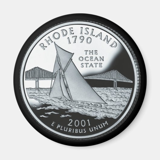 RHODE ISLAND MAGNET (Vorne)