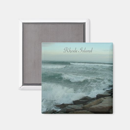 Rhode Island Magnet (Vorderseite/Rückseite)