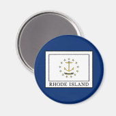 Rhode Island Magnet (Vorderseite/Rückseite)