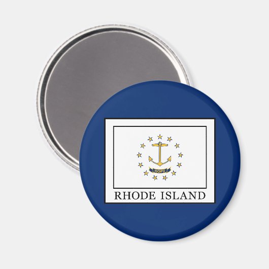 Rhode Island Magnet (Vorderseite/Rückseite)
