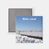 Rhode Island Magnet (Vorderseite/Rückseite)