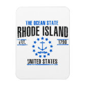 Rhode Island Magnet (Vertikal)