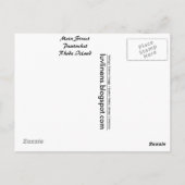 Rhode Island, Main Street, Pawtucket Postkarte (Rückseite)