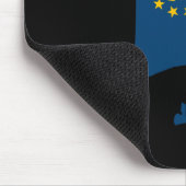 Rhode Island Map Flaggenaufkleber Mousepad (Ecke)