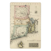 Rhode Island Mini Klemmbrett (Rückseite)