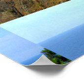 Rhode Island Mohegan Bluffs Poster (Ecke)