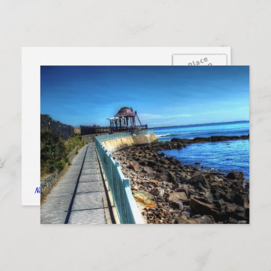 Rhode Island, Newport Cliff Walk - Postkarte (Vorne/Hinten)