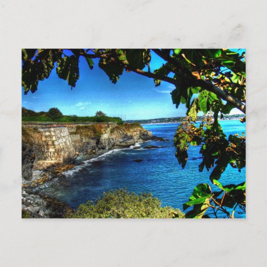 Rhode Island, Newport Cliff Walk - Postkarte (Vorderseite)