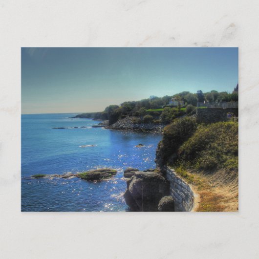 Rhode Island, Newport Cliff Walk - Postkarte (Vorderseite)