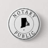 Rhode Island Notar Button (Vorderseite)