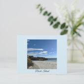 Rhode Island Ocean Cliffside Postcard Postkarte (Stehend Vorderseite)