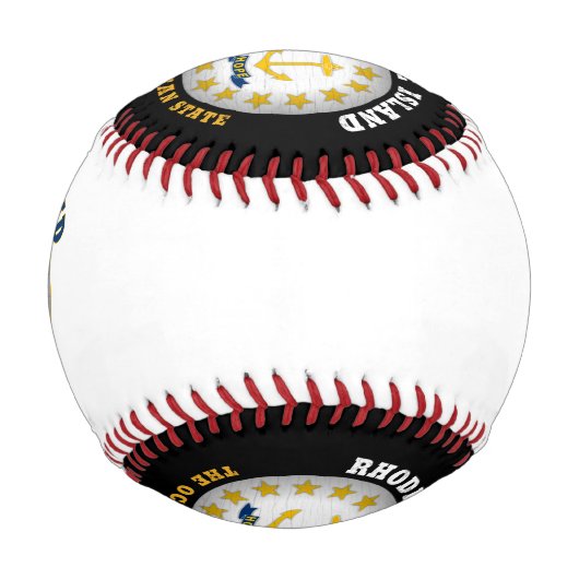 RHODE ISLAND OCEAN STAAT STAAT FLAG BASEBALL (Rückseite)