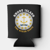 RHODE ISLAND OCEAN STAAT STAAT FLAG DOSENKÜHLER (Rückseite)