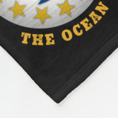 RHODE ISLAND OCEAN STAAT STAAT FLAG FLEECEDECKE (Ecke)