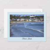 Rhode Island Ocean Waterscape Postcard Postkarte (Vorne/Hinten)