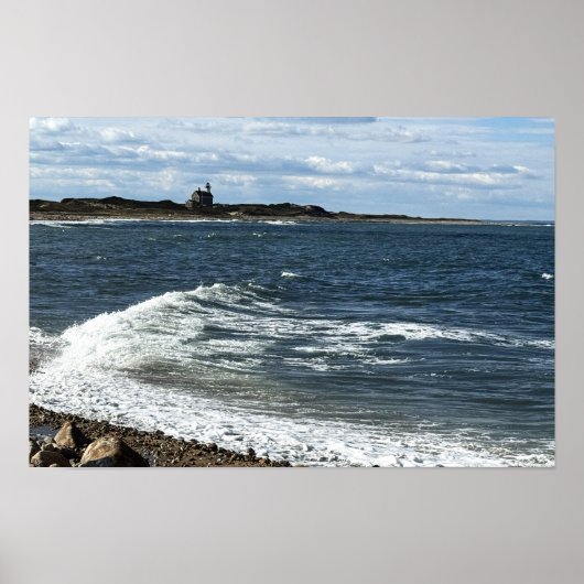 Rhode Island Ocean Waterscape Poster (Vorne)