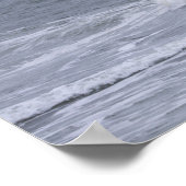 Rhode Island Ocean Waves Poster (Ecke)